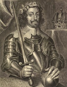 Ferdinand III, den hellige romerske keiser - Ferdinand III av Habsburg 1608-1657 - gravering 1600-tallet av Unknown artist