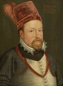 Ferdinand II av Tyrol, erkehertug av Østerrike - Portrett av Ferdinand II (1529-1595), erkehertug av Østerrike, Anonym . Olje på tre, ca. 1575. Kunsthistorisk museum, Wien av Unknown artist