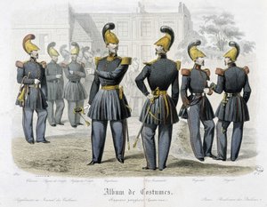 Brannmenn i uniform - I "" Album med kostymer""" av Unknown artist