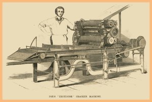 Foxs Excelsior kjeksmaskin av Unknown Artist