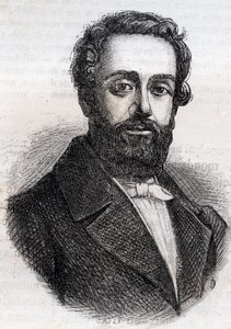 Francois Rose Joseph Degousee 1795 -1862 militær, sivilingeniør og republikansk politiker Gravering fra 1882 i "Histoire de dix ans: 1830-1840" Louis-Blanc (1811-1882) av Unknown artist