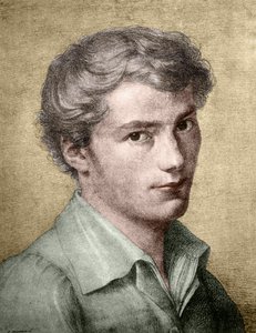 Franz Schubert (1797 - 1828) ung. av Unknown artist