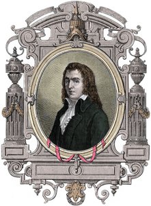 Fransk revolusjon: "" Portrett av Francois Babeuf dit Gracchus (1760-1797) revolutionaire"" Gravering fra 1800-tallet. av Unknown artist