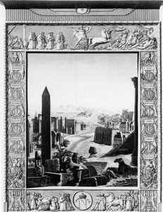 Frontispice of”” Description of Egypt”” - tidlig på 1800-tallet av Unknown artist