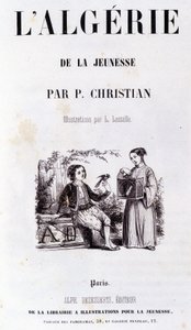 Frontispice av boken "Algeria through Youth"" av P.Christian av Unknown artist