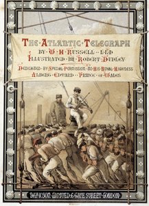Frontispice av boken "" The Atlantic telegraph "" av W. H. Russel, ca. 1860 av Unknown artist