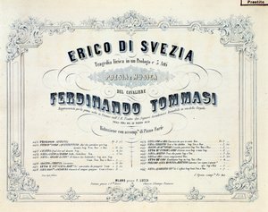 Frontispice av Henry av Sverige, verk av Ferdinando Tommasi av Unknown artist
