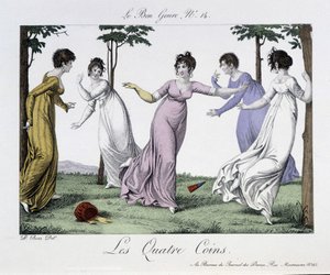 Game of the four corners - i "The Good Genre"", nr. 14, tidlig på 1800-tallet. av Unknown artist
