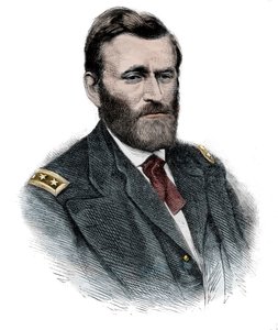 General Grant - Portrait of Nordist General Ulysses Simpson Grant (1822-1885). av Unknown artist