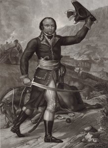 General Thomas-Alexandre Dumas i den franske republikanske hærens offisersuniform -Alexandre Davy de la Pailleterie sa Dumas (1762-1806) Fransk offiser far til den franske forfatteren Alexandre Dumas Far - general Thomas Alexandre Davy de la Pailleterie (1 av Unknown artist