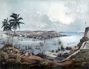 Generell utsikt over Havana (Havana, Cuba) i 1850. av Unknown artist