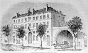 Gesamtansicht der Königlichen Tabakfabrik