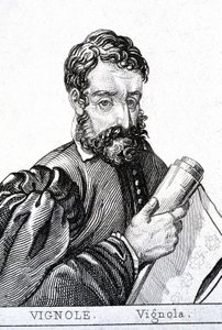 Giacomo Barozzi, aka Vignola, på fransk Le Vignole (1507 - 1573) italiensk arkitekt. av Unknown artist