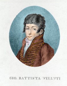Giovanni Battista Velluti (1781-1861), siste kastratopera. av Unknown artist