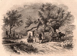 Høst av epler i Normandie, Frankrike av Unknown