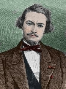Henri Duveyrier (1840-1892), fransk oppdagelsesreisende - portrett av Henri Duveyrier-orientalist, fransk reisende og geograf av Unknown artist