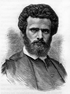 Henri Regnault (1843-1871), fransk maler. Gravering av slutten av 1800-tallet i "Histoire de France"" av H. Martin. av Unknown artist