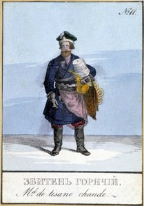 Urte-te-forhandler i Russland på 1800-tallet. av Unknown artist