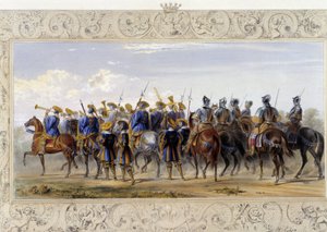 Horseback Guards - i "" Knight of England" av J. Whatman, red. T. M