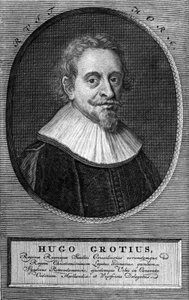 Hugo Grotius (1583-1645) (Huig de Groot), nederlandsk advokat og diplomat. av Unknown artist