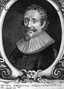 Hugo Grotius (1583-1645) (Huig de Groot), nederlandsk advokat og diplomat. av Unknown artist