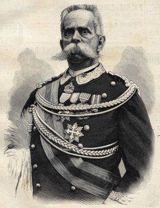 Humbert I (1844-1900), konge av Italia. av Unknown artist