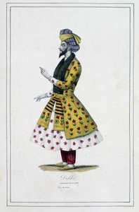 India: mannen fra Delhi - i "The different peoples of the earth"" av far Paul Jonhanneaud, Librairie des Bons livres av Unknown artist