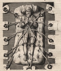 Avhør av Robert Francois Damiens (Robert-Francois Damier av Unknown artist