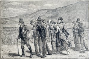 Irland: sesongarbeidere for høsting av Unknown artist