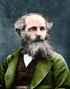 JAMES CLERK MAXWELL (1831-1879). Skotsk fysiker. rundt 1875. av Unknown artist
