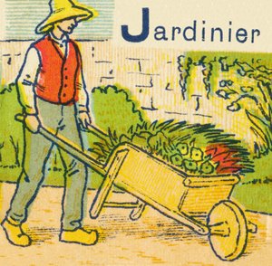 J som gartner av Unknown artist