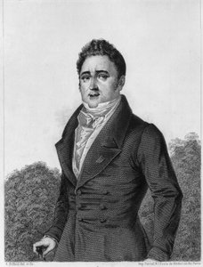 Jacques Lafitte (1767-1844), French banker and politician - engraving in “Histoire de la vie politique et privée de Louis Philippe” av Unknown artist