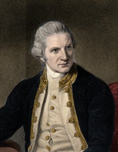 James Cook 1728-1779 - gravering - 1800-tallet av Unknown artist