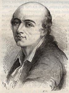 Jean-Claude Delametherie (Jean Claude la metherie) (1743-1817) fransk naturforsker, mineralog og paleontolg. av Unknown artist