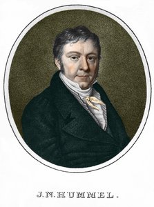 Jean Nepomucene (Jean-Nepomucene) Hummel (Johann Nepomuk Hummel) (1778-1837). Østerriksk pianist og komponist av Unknown artist