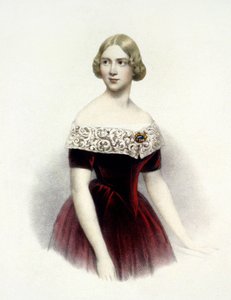 Jenny Lind (1820-1887), svensk sanger i 1847 av Unknown artist