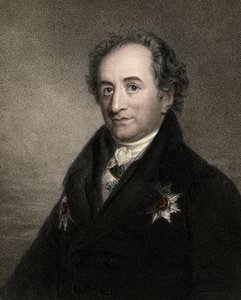 Johann Wolfgang av Goethe 1749-1832 - gravering - 1800-tallet av Unknown artist