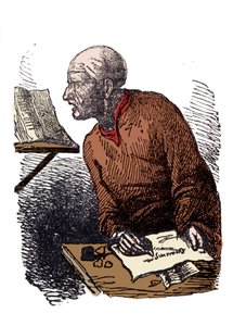 John Duns Scotus (1265? -1308), kaller også Jean Duns Scott eller Jean Duns Scot, fransiskanerfilosof. av Unknown artist