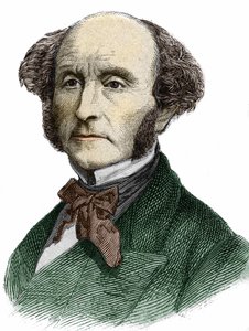 John Stuart Mill (1806 - 1873), britisk filosof og økonom. av Unknown artist