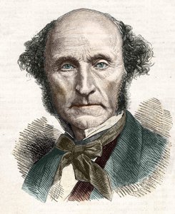 John Stuart Mill (1806 - 1873), britisk filosof og økonom. av Unknown artist