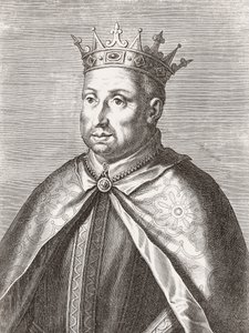 Kong Afonso II av Portugal. Portrett. av Unknown artist