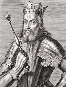 Kong Afonso IV av Portugal. Portrett. av Unknown artist
