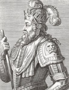 Kong Afonso V av Portugal. Portrett. av Unknown artist