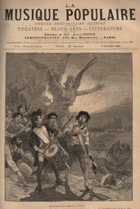 La Marseillaise, som ble nasjonalsangen under Den tredje republikk (14. februar av Unknown artist