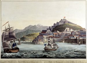 Lekkasje av Napoleon Bonaparte fra Elba 26/02/1815. av Unknown artist