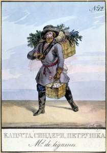 Belgveksthandler i Russland på 1800-tallet. av Unknown artist