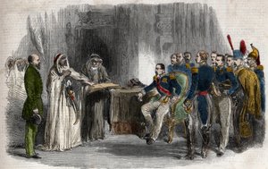 Frigjøring av Abd-el-Kader av Napoleon III fra slottet Amboise av Unknown artist