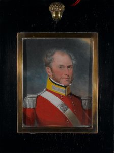 Oberstløytnant Mathew Frederick Steele, 77. regiment av Unknown artist