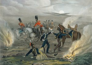 ?Livet i leiren før Sebastopol. nr. 4 Midnattsalarmen?, 1854 ca av Unknown