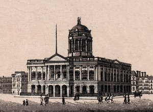 Liverpool, England: view of Town Hall. in “” The world illustrates 168 views”” Undated (late 19th century) av Unknown artist